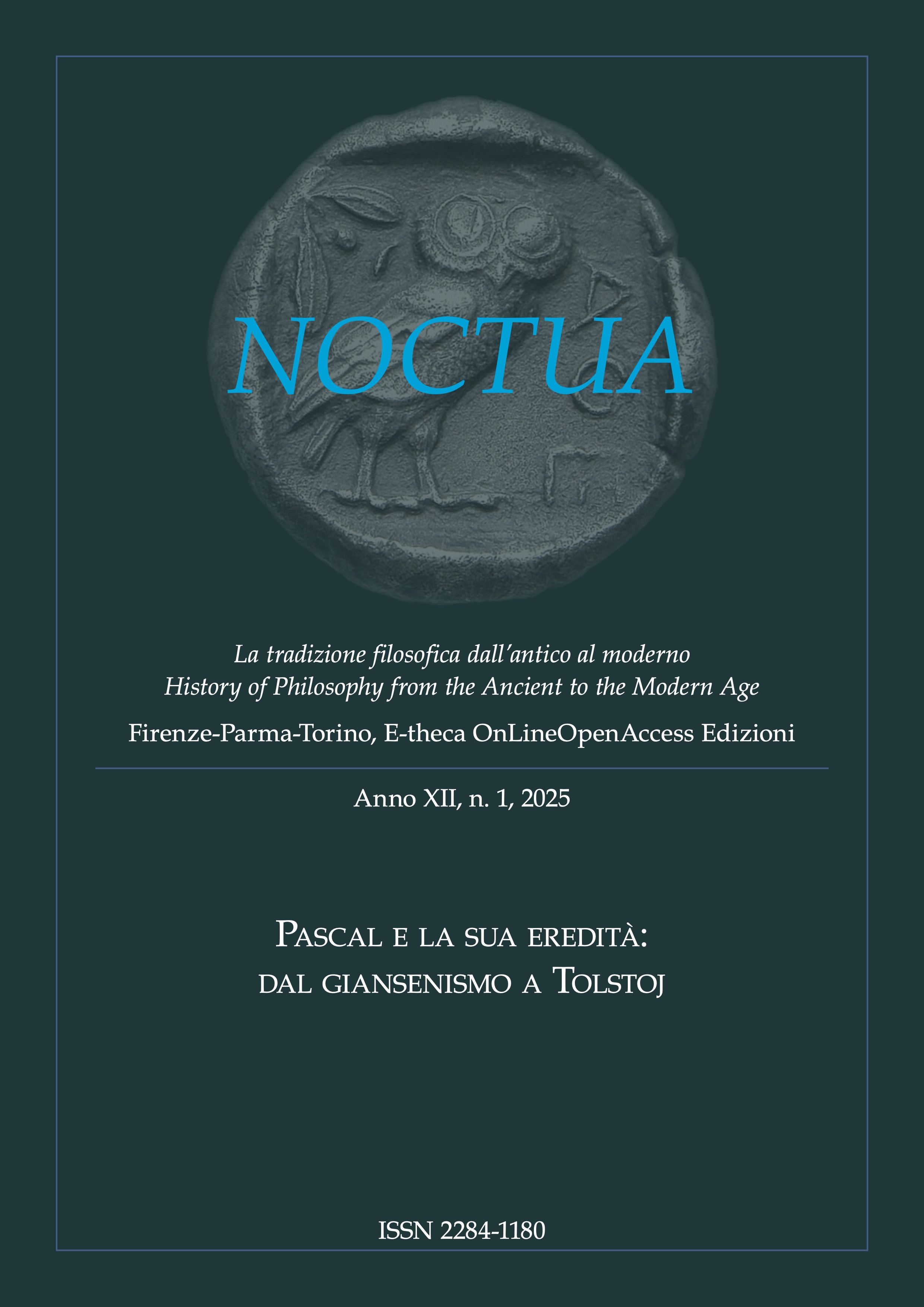 					Visualizza V. 12 N. 1 (2025): Pascal e la sua eredità: dal giansenismo a Tolstoj
				